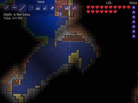 Terraria - the watery depths