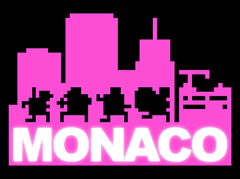 Monaco logo Pink