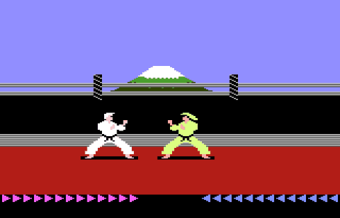 Apple-II-Original-Karateka-Game screenshot